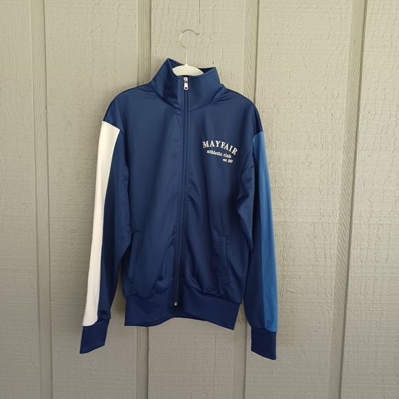 The Mayfair Group Jackets & Blazers - The Mayfair Group Athletic Club Jacket Size S M Full Zip Long Sleeve Athleisure